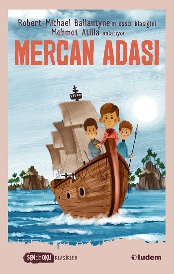 Mercan Adası – Robert Michael Ballantyne – Tudem Yayınları – kitap kapağı