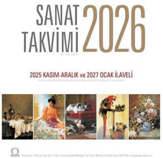 Sanat Takvimi 2026 Duvar Takvimi - Arkadaş Yayınları Kitap