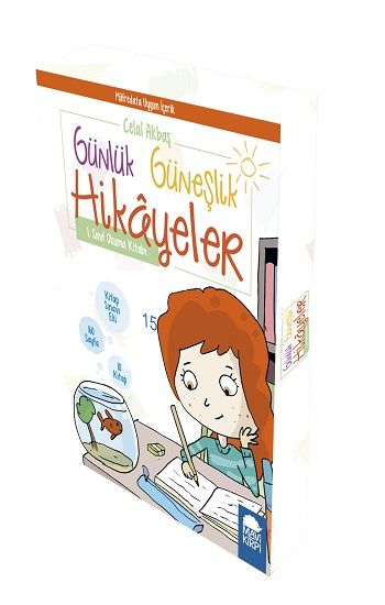 Günlük Güneşlik Hikayeler Seti – 1. Sınıf (10 Kitap) – Celal Akbaş – Mavi Kirpi Yayınları – kitap kapağı