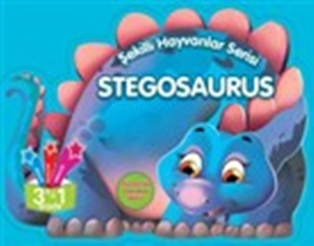 Şekilli Hayvanlar Serisi: Stegosaurus - Parıltı Yayınları Kitap