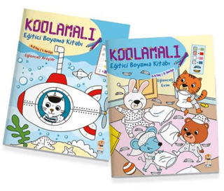 Kodlamalı Eğitici Boyama Kitabı 4-5 Yaş (2 Kitap Takım) - Sincap Kitap Kitap