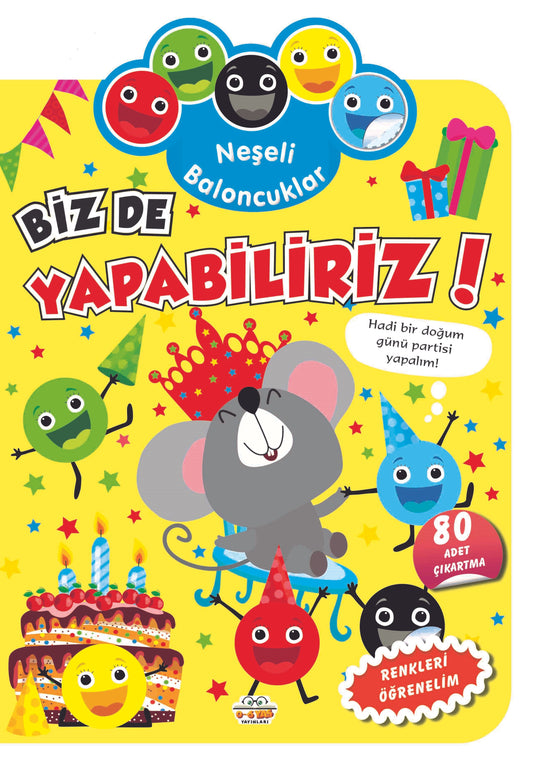 Neşeli Baloncuklar - Biz de Yapabiliriz! – Kolektif – Parıltı Yayınları – kitap kapağı