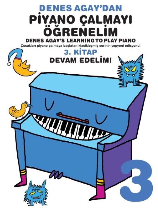 Denes Agay'dan Piyano Çalmayı Öğrenelim 3 - Porte Müzik Eğitim Merkezi Kitap