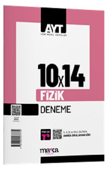2025 AYT Fizik 10 Deneme Tamamı Video Çözümlü – Marka Komisyon – Marka Yayınları – kitap kapağı