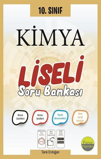 10.Sınıf Liseli Kimya Soru Bankası - Pano Yayınevi Kitap