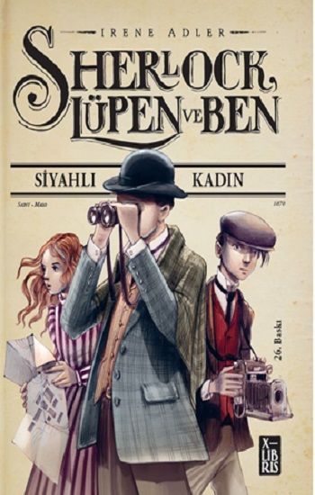 Sherlock Lüpen ve Ben-Siyahlı Kadın – Irene Adler – X-Libris – kitap kapağı