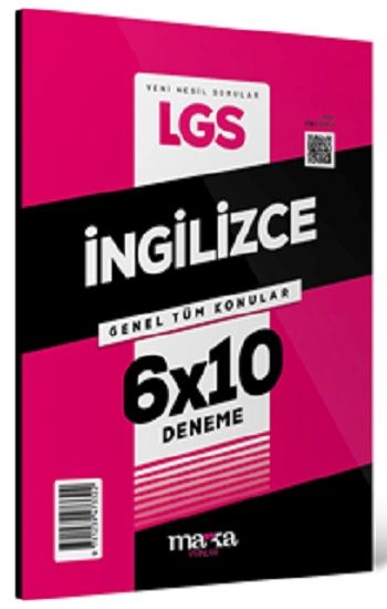 2025 LGS Genel Tüm Konular İngilizce 6 Deneme – Marka Komisyon – Marka Yayınları – kitap kapağı