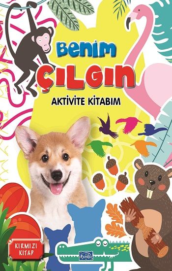 Benim Çılgın Aktivite Kitabım - Kırmızı Kitap – Barbaros Özcan – Parıltı Yayınları – kitap kapağı