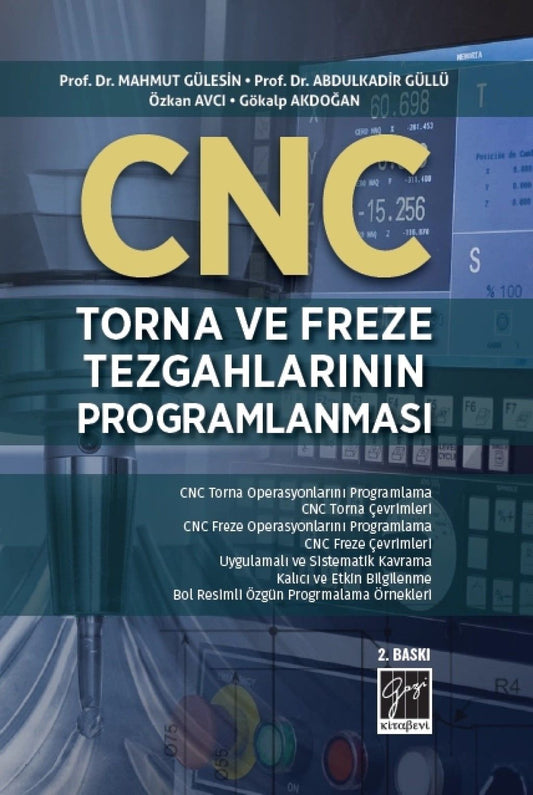 Cnc Torna ve Freze Tegahlarının Programlanması - Gazi Kitabevi Kitap