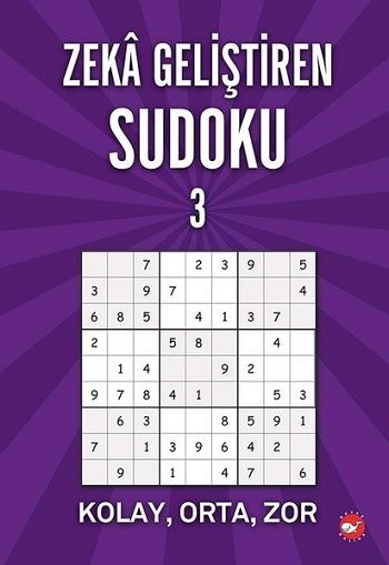 Zeka Geliştiren Sudoku 3 - Beyaz Balina Yayınları Kitap