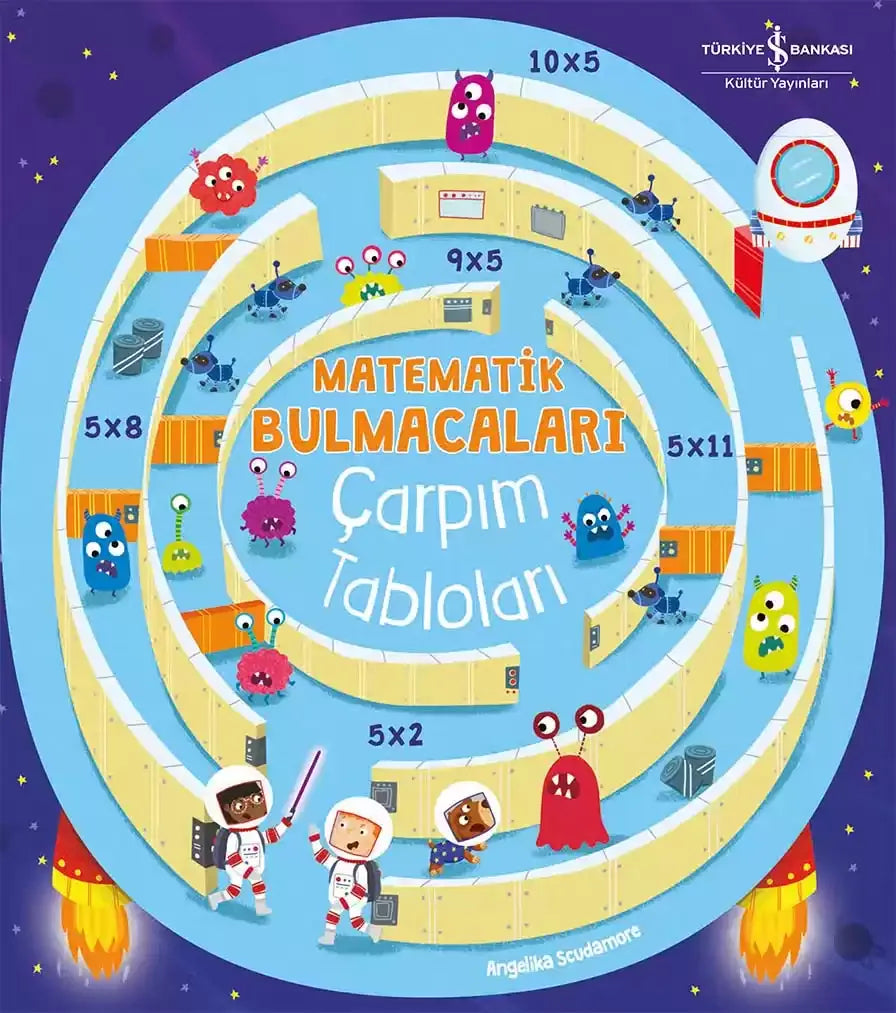 Matematik Bulmacaları – Çarpım Tabloları – William Potter – İş Bankası Kültür Yayınları – kitap kapağı