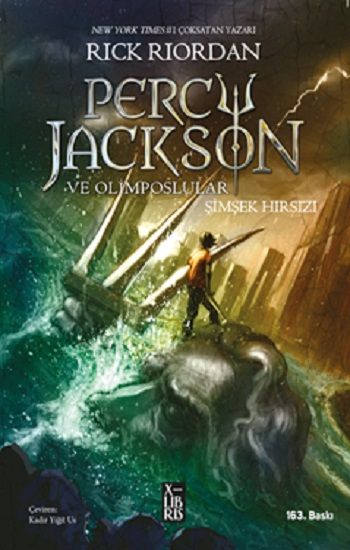 Percy Jacson ve Olimposlular-Şimşek Hırsızı – Rick Riordan – X-Libris – kitap kapağı