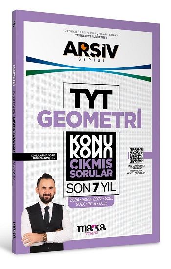 TYT GEOMETRİ Konu Konu ÇIKMIŞ SORULAR Son 7 Yıl – Ösym Komisyon – Marka Yayınları – kitap kapağı