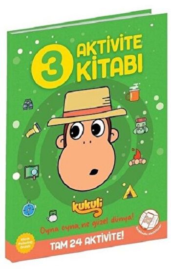 KUKULİ AKTİVİTE KİTABI - 3 – Serhat Akdeniz, Buket Kurt – Beta Kids – kitap kapağı