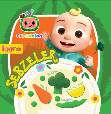 Cocomelon Büyüyorum Sebzelerle - Doğan Çocuk Kitap