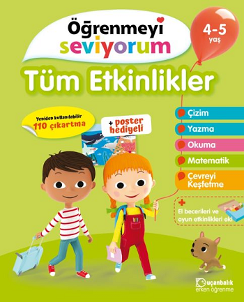 Tüm Etkinlikler - Öğrenmeyi Seviyorum 4-5 Yaş - Uçanbalık Yayıncılık Kitap