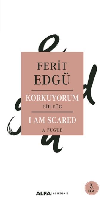 Korkuyorum – Ferid Edgü – Alfa Yayınları – kitap kapağı