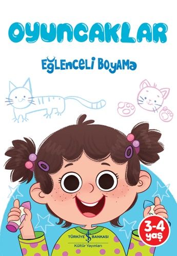 Oyuncaklar - Eğlenceli Boyama – Kolektif – İş Bankası Kültür Yayınları – kitap kapağı