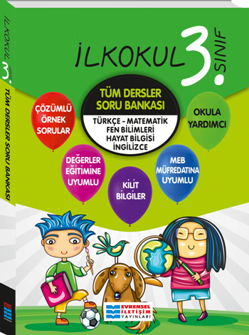 3. Sınıf Tüm Dersler Soru Bankası – Evrensel Kolektif – Evrensel İletişim Yayınları – kitap kapağı