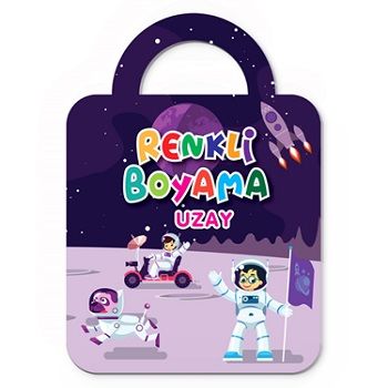 Uzay - Renkli Boyama – Kolektif – Baloonkids Yayınevi – kitap kapağı