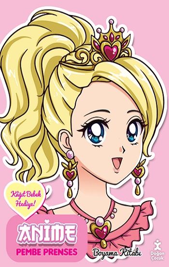 Anime Pembe Prenses Boyama Kitabı – Kolektif – Doğan Çocuk – kitap kapağı