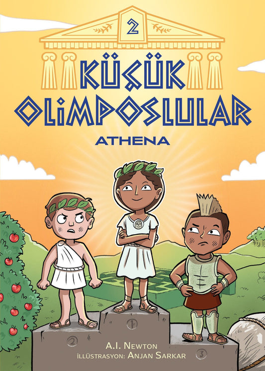 Küçük Olimposlular - Athena – A.I. Newton – Martı Yayınları – kitap kapağı