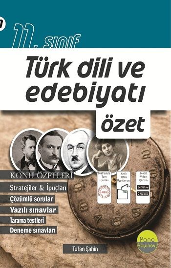 11.Sınıf Türk Dili ve Edebiyatı Özet – Tufan Şahin – Pano Yayınevi – kitap kapağı