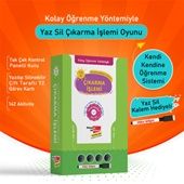 Kolay Öğrenme Yöntemiyle Yaz Sil Çıkarma İşlemi Oyunu - Dikkat Atölyesi Yayınları Kitap