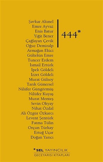 444 - Sel Yayıncılık Kitap
