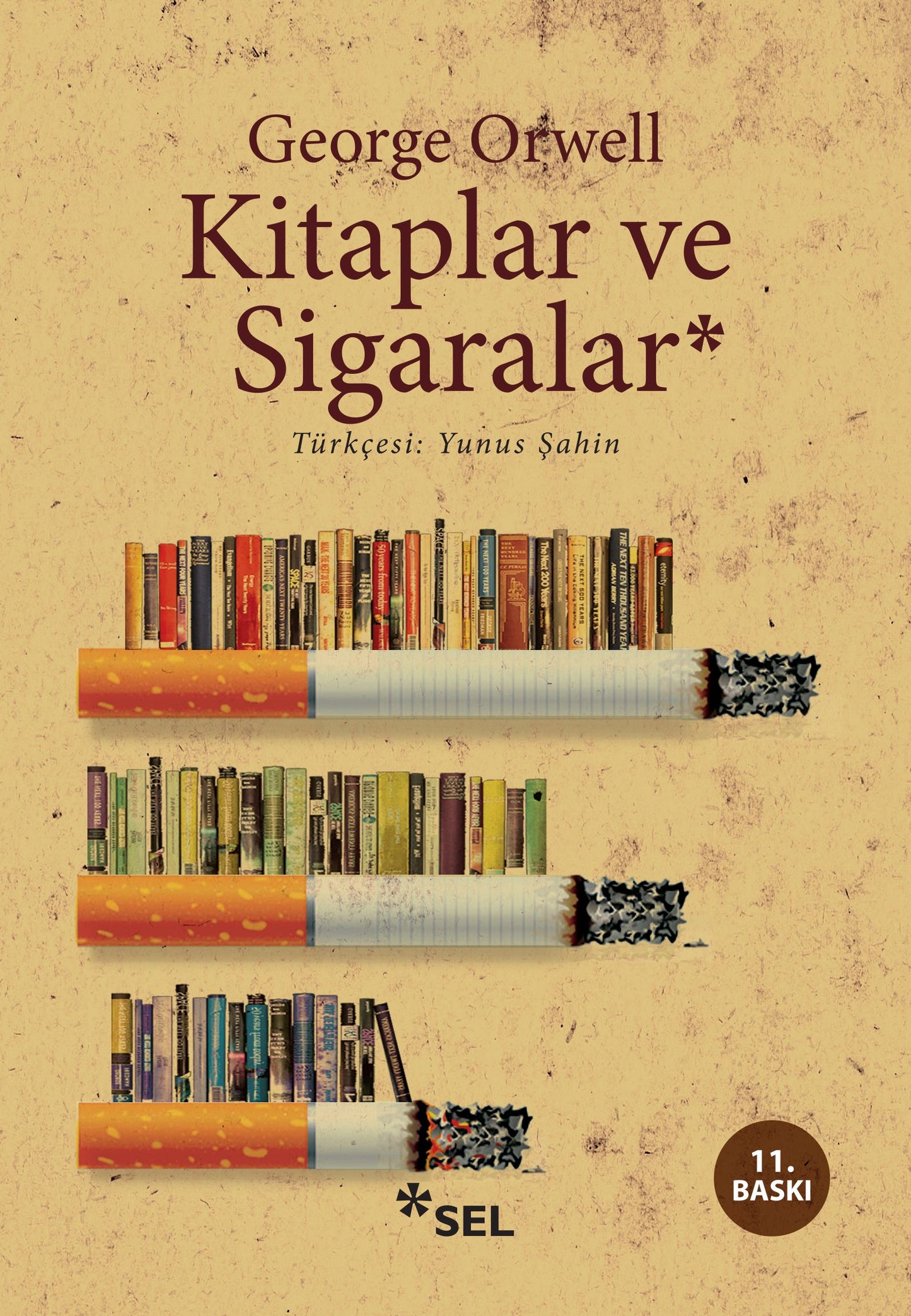 Kitaplar ve Sigaralar – George Orwell – Sel Yayıncılık – kitap kapağı