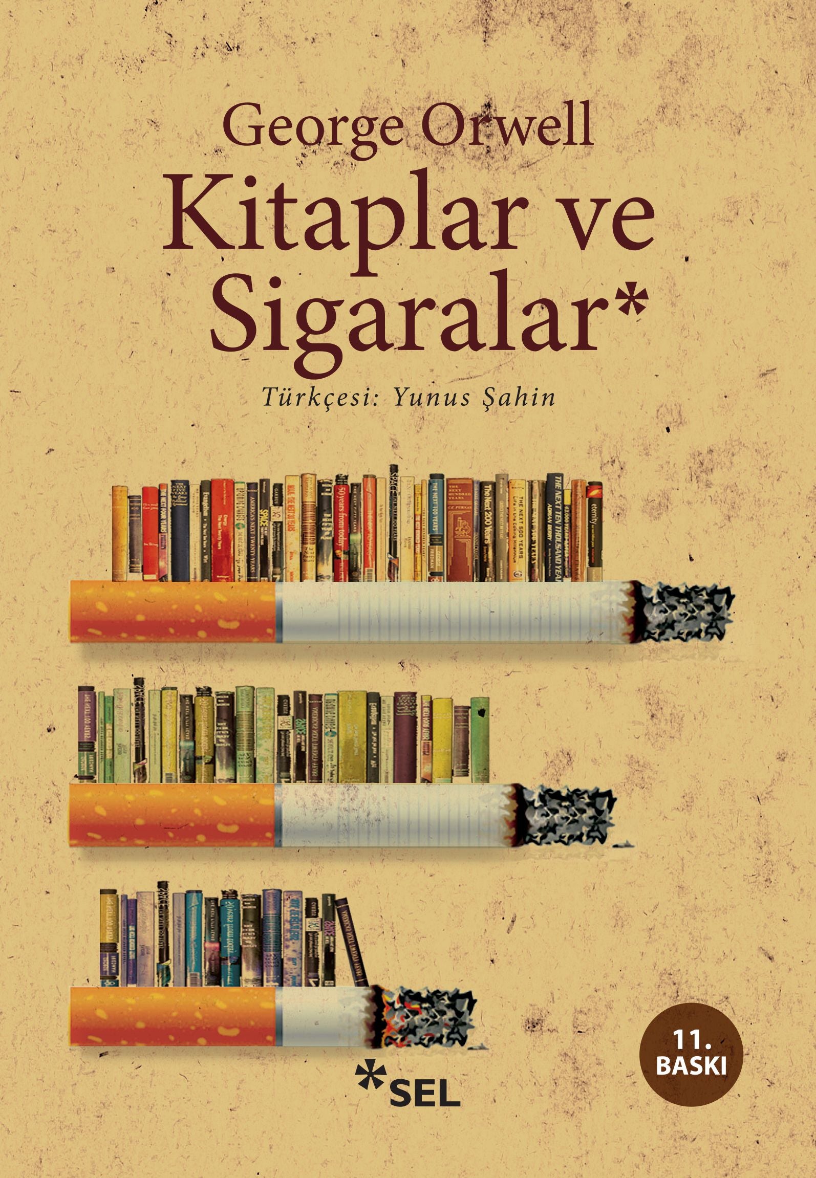 Kitaplar ve Sigaralar – George Orwell – Sel Yayıncılık – kitap kapağı