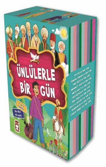 Ünlülerle Bir Gün Seti (10 Kitap Takım) - Timaş Çocuk Kitap