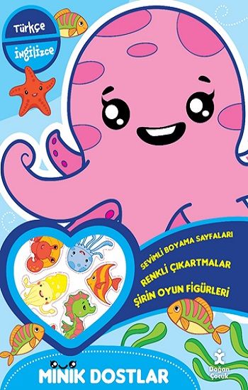Minik Dostlar Deniz Altında Boyama Kitabı – Kolektif – Doğan Çocuk – kitap kapağı