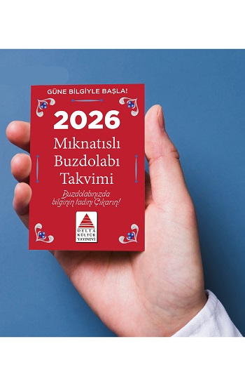 2026 Mıknatıslı Buzdolabı Takvimi - Delta Kültür Yayınevi Kitap