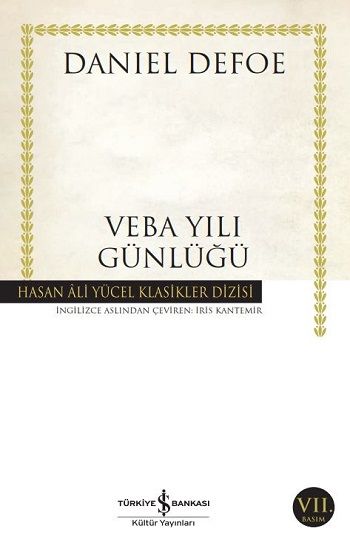 Veba Yılı Günlüğü – Daniel Defoe – İş Bankası Kültür Yayınları – kitap kapağı