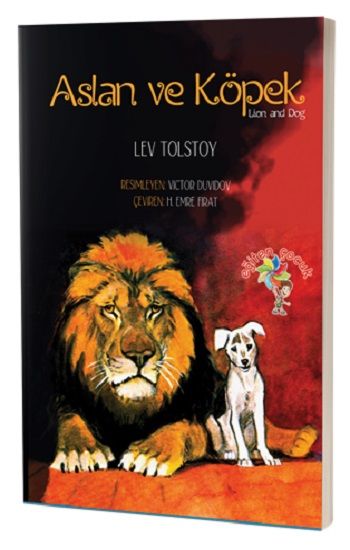 Aslan Ve Köpek – Lev Nikolayeviç Tolstoy – Eğiten Kitap – kitap kapağı