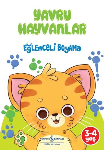 Yavru Hayvanlar - Eğlenceli Boyama – Kolektif – İş Bankası Kültür Yayınları – kitap kapağı