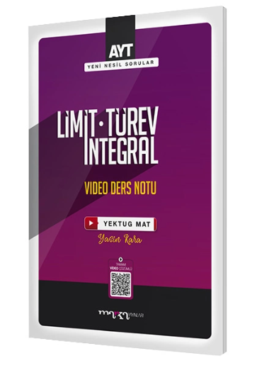 AYT Limit Türev İntegral Video Ders Notları (Ciltli) – Yasin Kara – Marka Yayınları – kitap kapağı