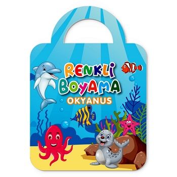 Okyanus - Renkli Boyama – Kolektif – Baloonkids Yayınevi – kitap kapağı