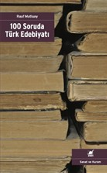 100 Soruda Türk Edebiyatı – Rauf Mutluay – Ayrıntı Yayınları – kitap kapağı