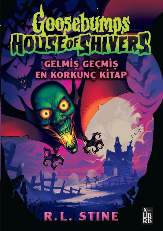 Goosebumps 6 -Gelmiş Geçmiş En Korkunç Kitap – R.L.Stine – X-Libris – kitap kapağı