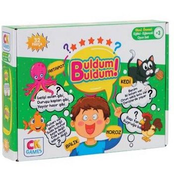 Buldum Buldum Okul Öncesi Oyun Seti - Bumerang Yayınevi Kitap