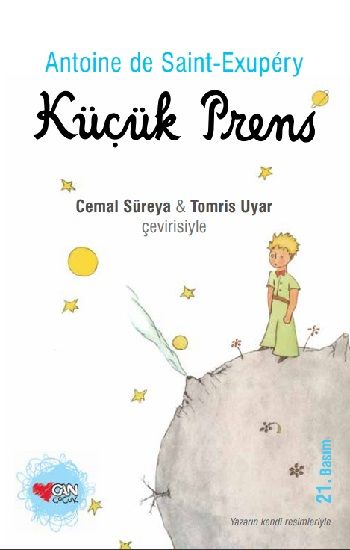 Küçük Prens – Antonie de Saint Exupery – Can Çocuk Yayınları – kitap kapağı