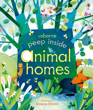 Animal Homes - Peep Inside - Usborne Publishing Kitap