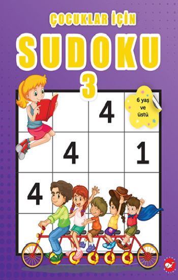 Çocuklar İçin Sudoku 3 – Ramazan Ok – Beyaz Balina Yayınları – kitap kapağı