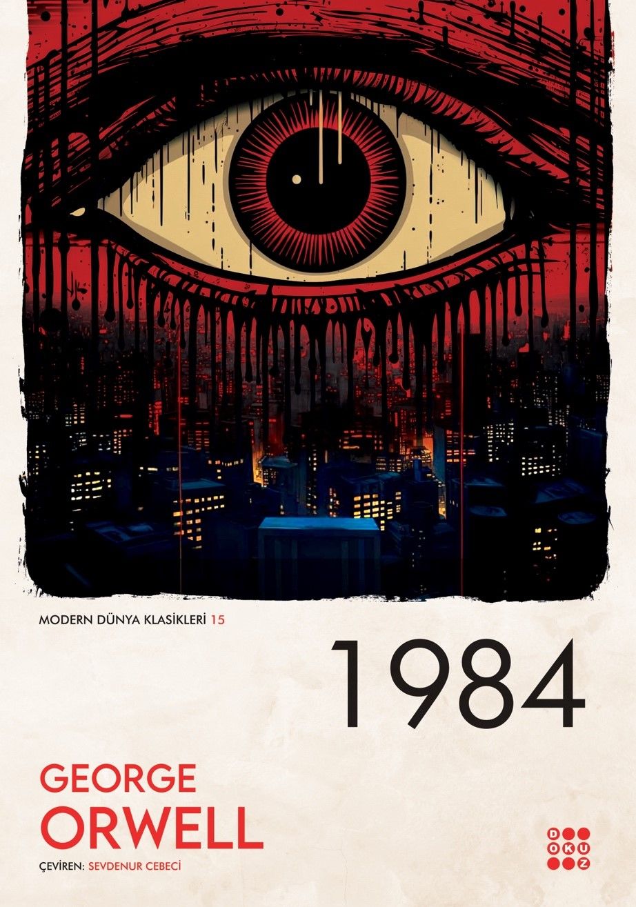 1984 – George Orwell – Dokuz Yayınları – kitap kapağı