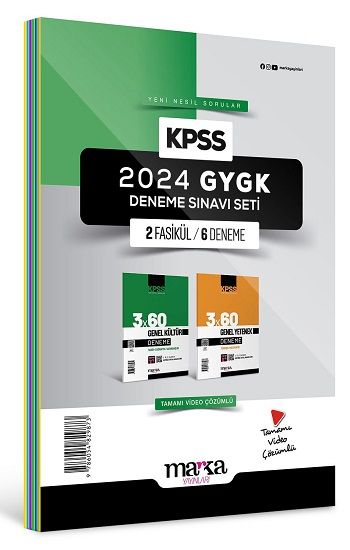 2025 KPSS Genel Yetenek Genel Kültür Deneme Sınavı Seti 2 Fasikül 6 Deneme – Marka Komisyon – Marka Yayınları – kitap