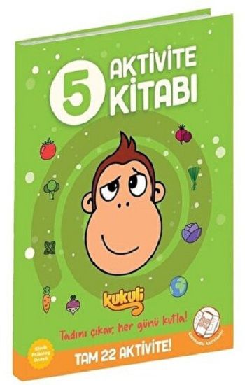 KUKULİ AKTİVİTE KİTABI - 5 – Serhat Akdeniz, Buket Kurt – Beta Kids – kitap kapağı