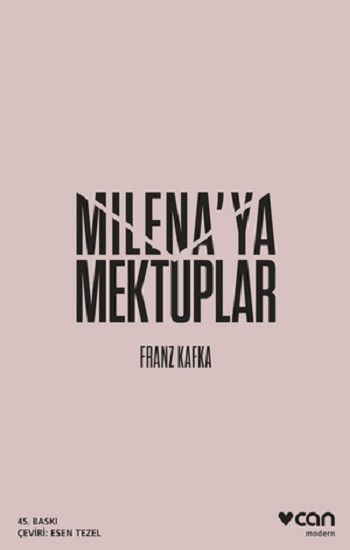Milena’ya Mektuplar – Franz Kafka – Can Yayınları – kitap kapağı
