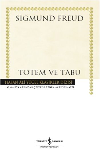 Totem ve Tabu – Sigmund Freud – İş Bankası Kültür Yayınları – kitap kapağı